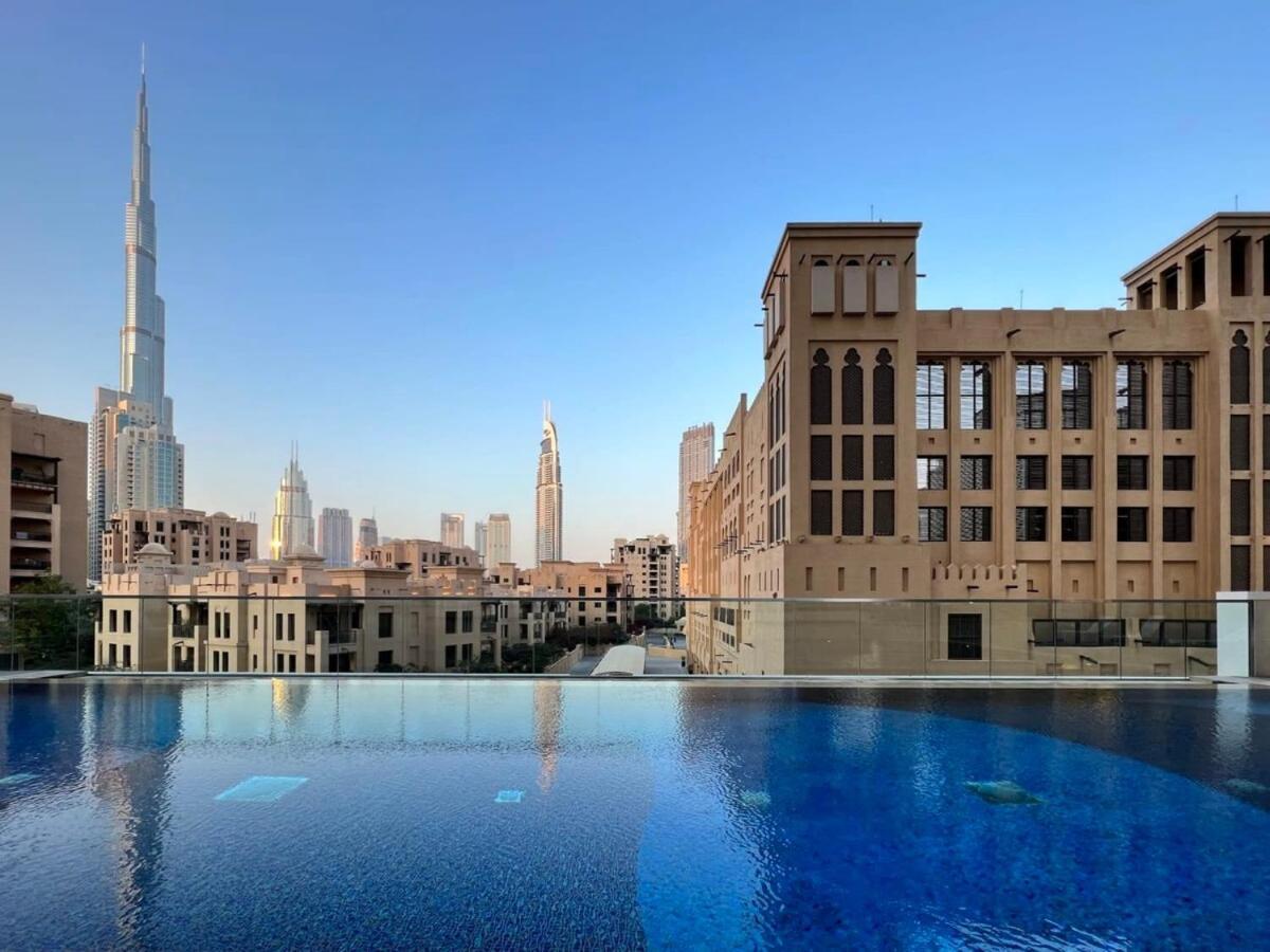 Ferienwohnung Silkhaus Design 1Bdr With Burj Khalifa View In New Tower Dubai Exterior foto